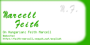 marcell feith business card